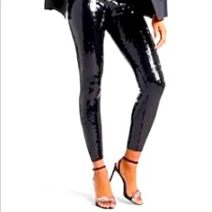 Express sequin leggings NWT